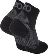 OS1st FS4 Short Compression Sports Heel Spurs Chaussettes Laine Mérinos Zwart – Taille S (33-36)