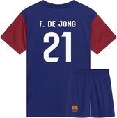 FC Barcelona Voetbaltenue Frenkie Thuis - Voetbaltenue Kinderen - Shirt en Broekje - Jongens en Meisjes --164