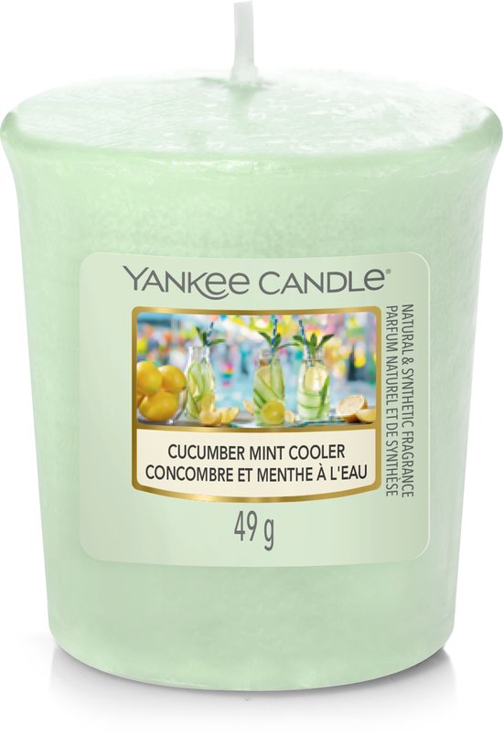 Yankee Candle Votive Cucumber Mint Cooler 4 stuks