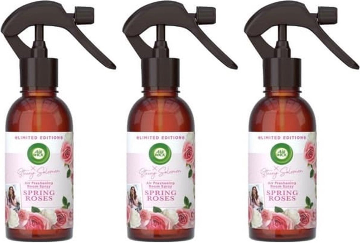 Airwick Odour Neutralising Airspray – Spring Roses 3 x 236 ml