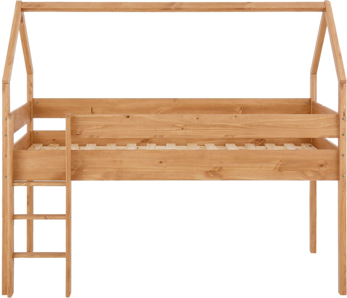 Notio Living Alpi2-Housebed - Bruin Grenen - 90x200 Was vlekken