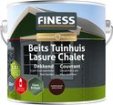 Finess Beits Tuinhuis - dekkend - hoogglans - donkerbruin - 2,5 liter