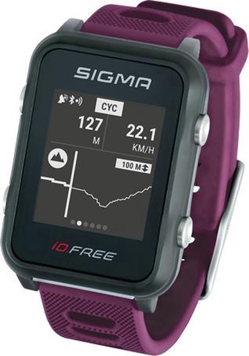 Sigma iD.FREE Grey Sporthorloge - Sigma - €99,95