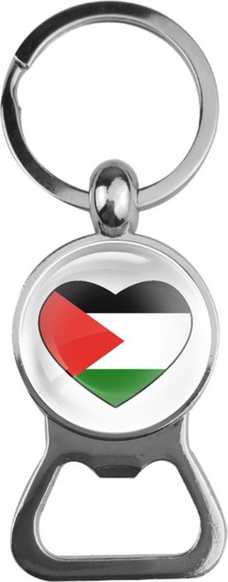 Glas ouvre-bière - Coeur Drapeau Palestine