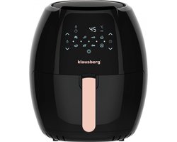 Klausberg 7572 - Airfryer - Zwart - 1800 Watt - 7,7 liter !!