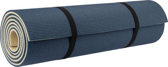 Abbey Camp Tapis isolant double couche XPE - Nice-060 - Sable/ Marine