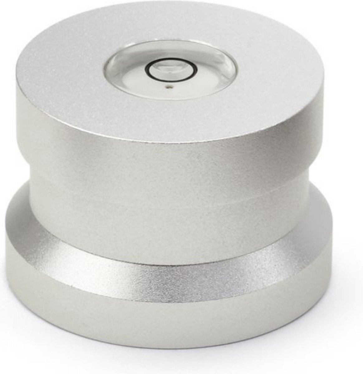 Dynavox Aluminium puck met waterpas (Zilver)