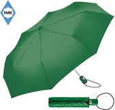 Bol.com Fare Mini Paraplu - AOC - Automatisch openen en sluiten - Windproof - Ø97 cm - Polyester/Kunststof/Staal - Donkergroen aanbieding