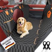 autobeschermingsdeken voor achterbank en kofferbak, waterdicht, afwasbaar, kijkvenster, opbergtas en bijpassende veiligheidsgordels voor je huisdier