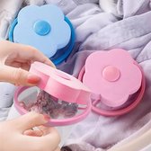 Pet Hair Remover - 2 Stuks Blauw - Wasmachine bal - Handig voor huisdier haren - Huisdier haren verwijderen - Anti haren - Droger bol anti haren - E1.2