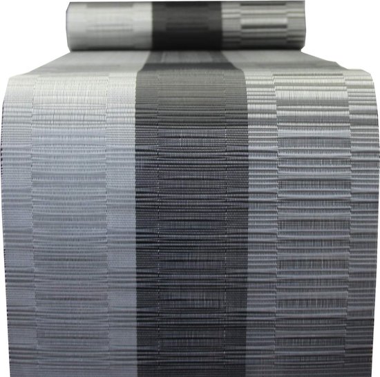 Elegante placemats met bijpassende tafelloper, afwasbaar kunststof