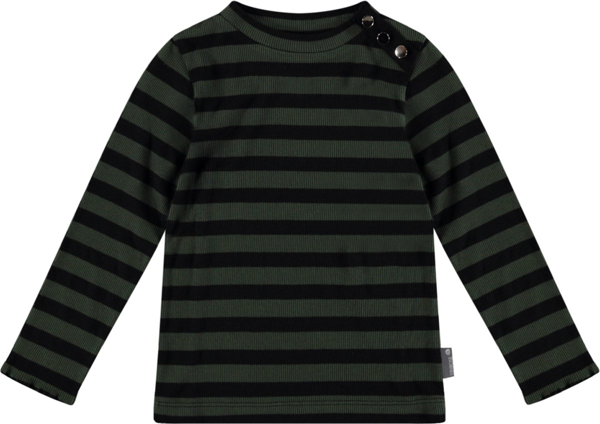 Vinrose Longsleeve maat 86/92 zwart/army