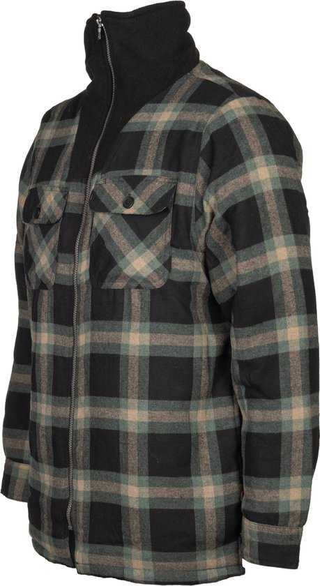PASUDA Hoodie voor heren, met sherpa fleece gevoerd, met lange mouwen, sweatshirt met ritssluiting, ritszakken, binnenzakken, winterjack, warm
