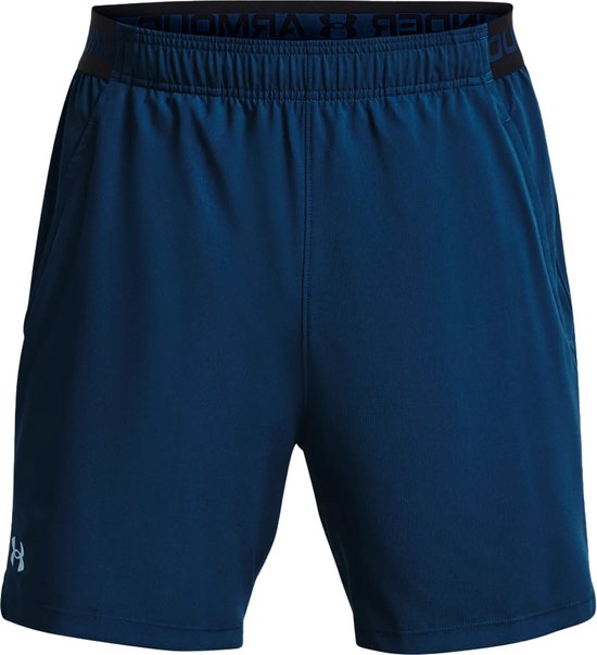 Under armour vanish woven graphic short in de kleur blauw.