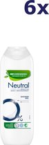 Neutral Douchegel 0% - vrij van parfum en kleurstof, met 100% biologisch afbreekbare ingrediënten - 6 x 250ml - voordeelverpakking