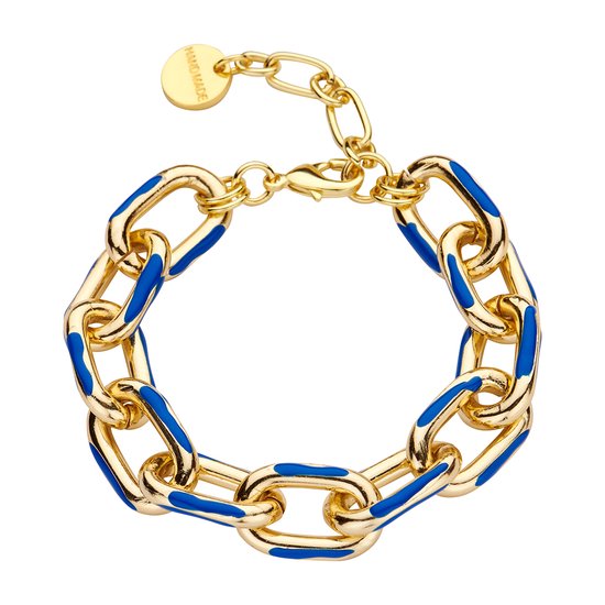 Les Cordes - DOBI (AB) - Armband - Blauw - Metaal - Juwelen - Sieraden - Dames