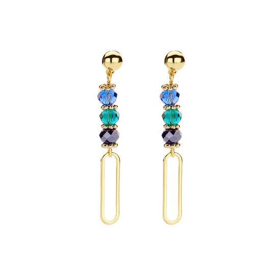 Les Cordes - DASIO (OB) - Oorbellen - Meerkleurig - Blauw - Metaal - Juwelen - Sieraden - Dames