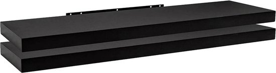 vidaXL Wandschap 159x18x66 cm bewerkt hout grijs sonoma eikenkleurig