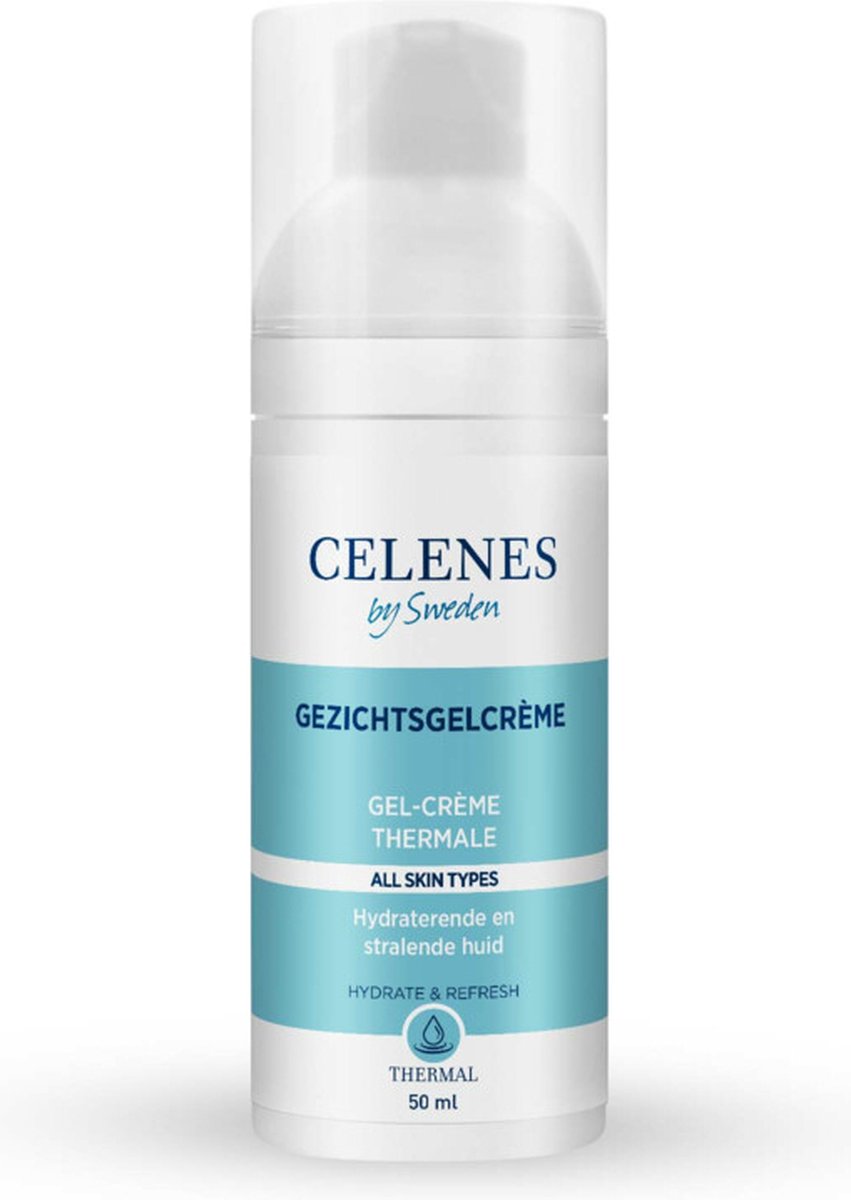 3x Celenes Thermal Gezichtsgelcrème Alle Huidtypes 50 ml