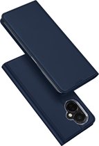Dux Ducis - Geschikt voor OnePlus Nord CE 3 Lite - Slim bookcase hoesje - Donkerblauw
