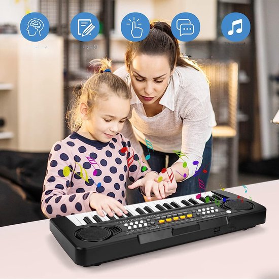 Jouet De Piano 2 En 1 Pour Enfants, Instrument De Musique Amusant