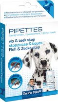 The Pet Doctor - Vlo en teek Stop Pipettes Hond - Honden - Dierenverzorging - Pipettes met fysisch-mechanische werking tegen vlooien, teken en mijten - 5 pipet zakjes