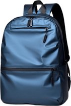 Case2go - Sac à dos 15,6 pouces - Sac à dos avec bretelles - Compartiments Extra à l'intérieur - Étanche - Blauw foncé