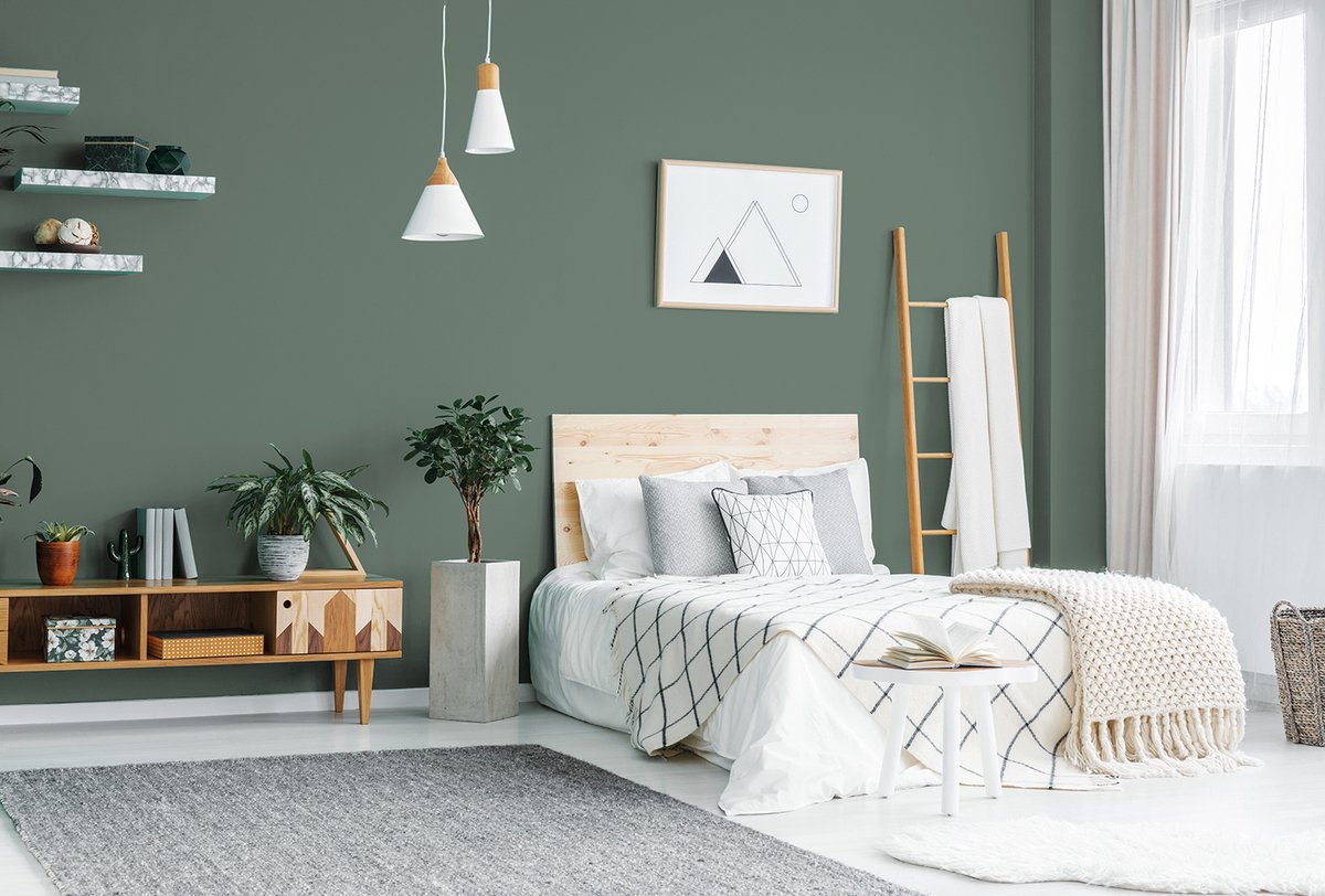 Histor Perfect Finish Muurverf Mat - Perfecte Dekking - Geurarm - 2.5L - Dried Holly - Groen – foto 6