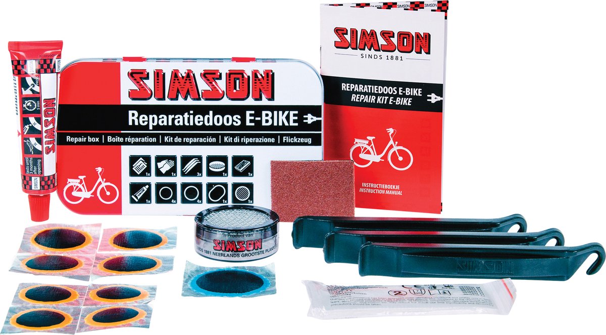 Simson - Reparatiedoos E-Bike - Inclusief pleisters en solutie thumbnail 7