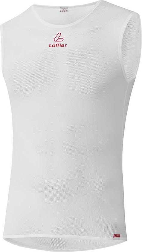 Loeffler Transtex® Light+ Mouwloos T-shirt Wit 46 Man