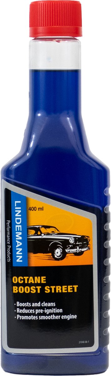 Lindemann Octane Boost Street - Octaan Booster - Voor Oudere Motoren - Verhoogt Vermogen Motor - Verlaagt Uitlaattemperatuur - Vermindert Brandstofverbruik - Motor Onderhoud - Motor Onderhoudsproducten