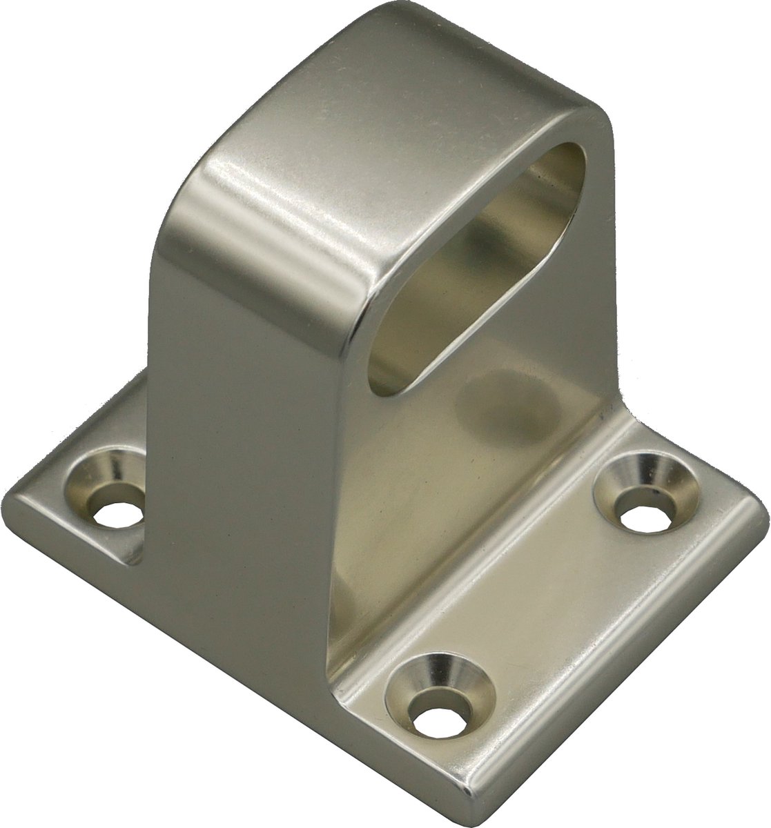 Hermeta 1032 garderobebuis steun midden Gardelux 1 type 1 nieuw zilver 1032-02