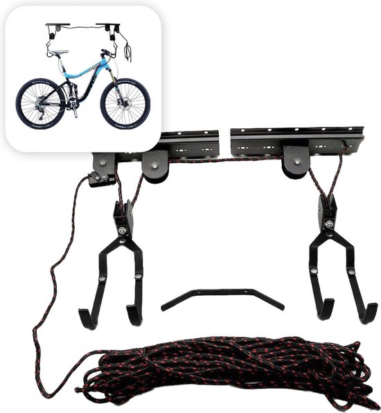 Monte-vélo Voltano - Système de suspension pour vélo - Zwart - Jusqu'à 40  kg - Vélo