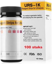 Ketose Test Strips URS-1K - Ketonen Test thuis 100 stuks - Tester urine en Meten - Detectie Keto dieet afvallen