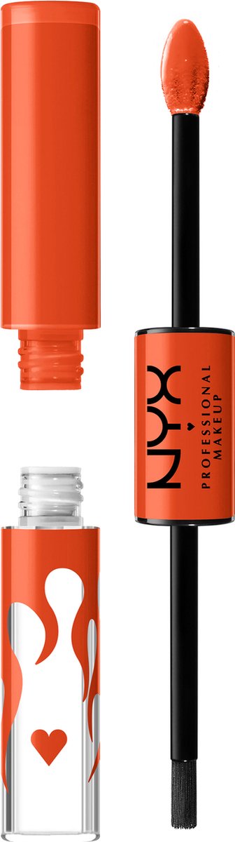 NYX Professional Makeup - Shine Loud High Pigment Lip Shine Lipgloss - Hot Sauce Limited Edition Shiny Orange Lipstick- Habanero Hottie - NYX Professional Makeup