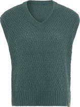 Knit Factory Luna Knitted Spencer - Ladies Slipover - Pull sans manches en tricot - Laurel - 36/38