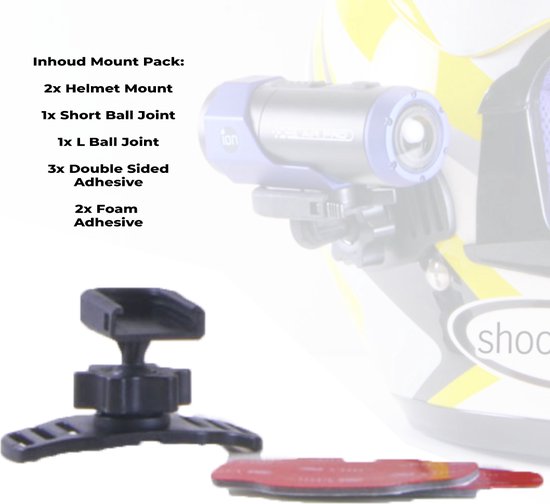 ION Action Camera Bevestigingsset 9 Delig bol