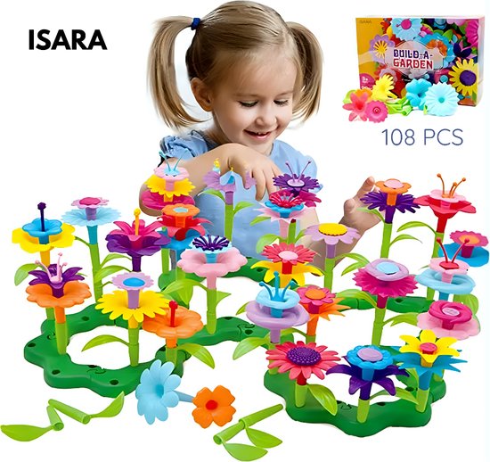 ISARA Leerzaam Bloemen Bouwpakket Meisjes Speelgoed 2024 Nieuw – Montessori  Speelgoed... | bol