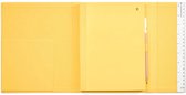 Copenhagen Design - Notitieboek Gelinieerd met Potlood - Yellow 012 C - Papier - Geel
