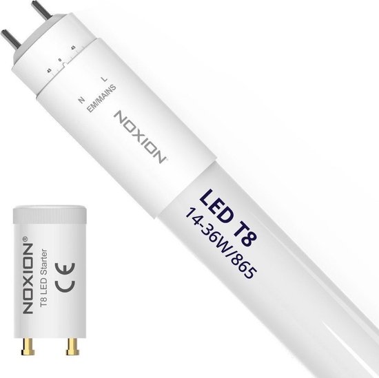 Noxion Avant Led T8 Tube Em 120cm 18w 865 Noxion Avant LED T8 Tube Extreme HO EM 120cm 14W 865 | Daglicht - incl
