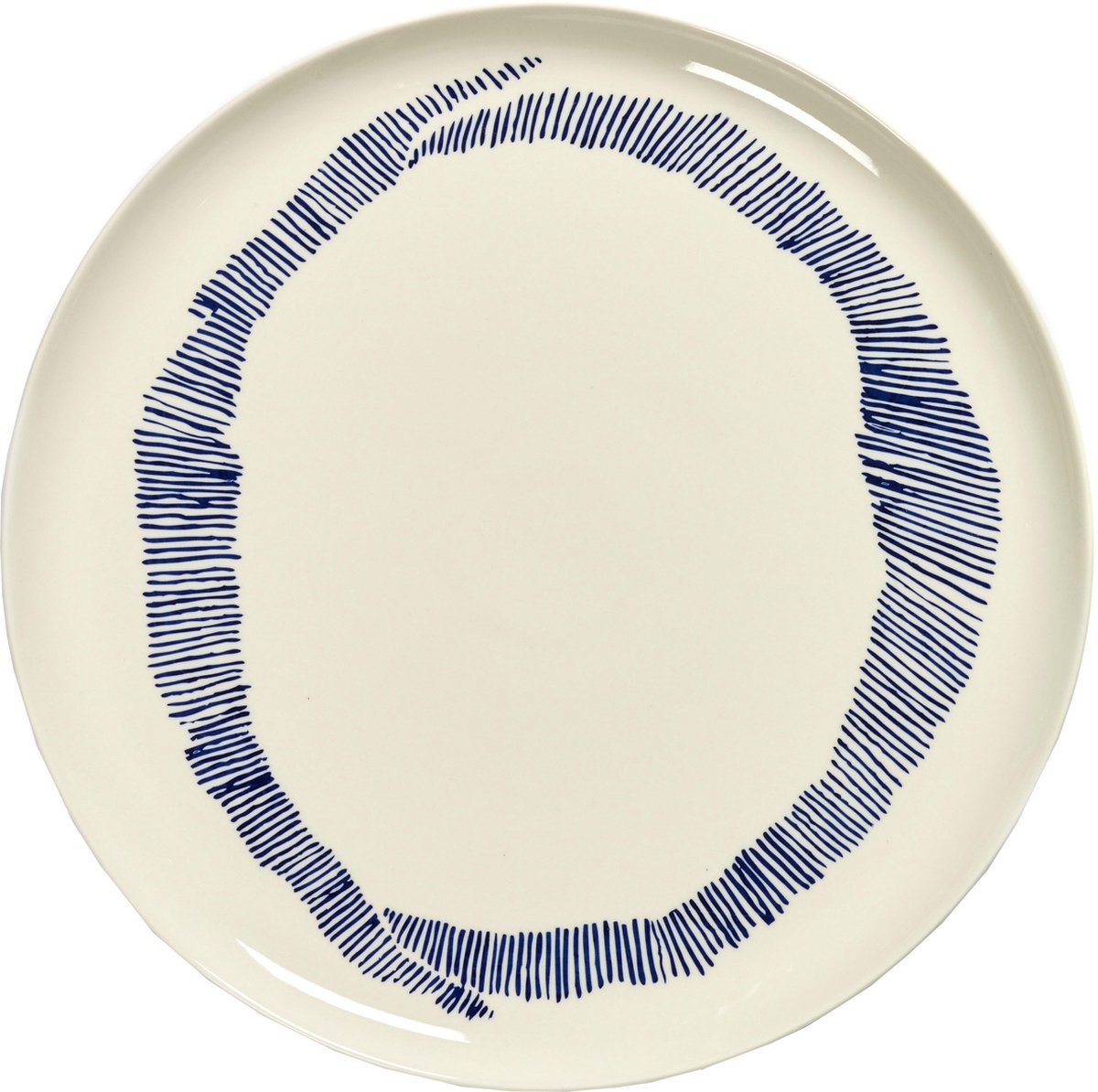 Serax - Ottolenghi Feast - Serveerschaal - Wit/Blauw - 35 Ø