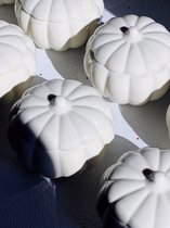 Sois Belle candle wit pompoen keramiek voorraadpot halloween pumpkin jar decoratie