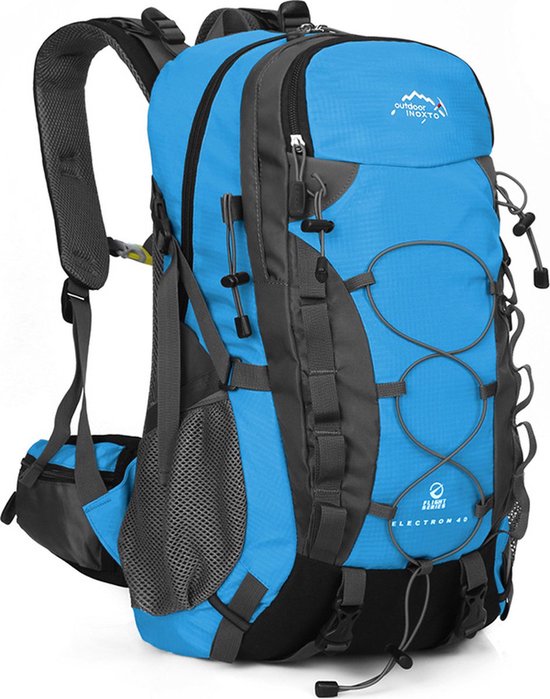 RAMBUX® - Backpack - Outdoor - Blauw - Wandelrugzak - Trekking Rugzak - Heupriem - Verkoelende Rug Padding - 40 Liter
