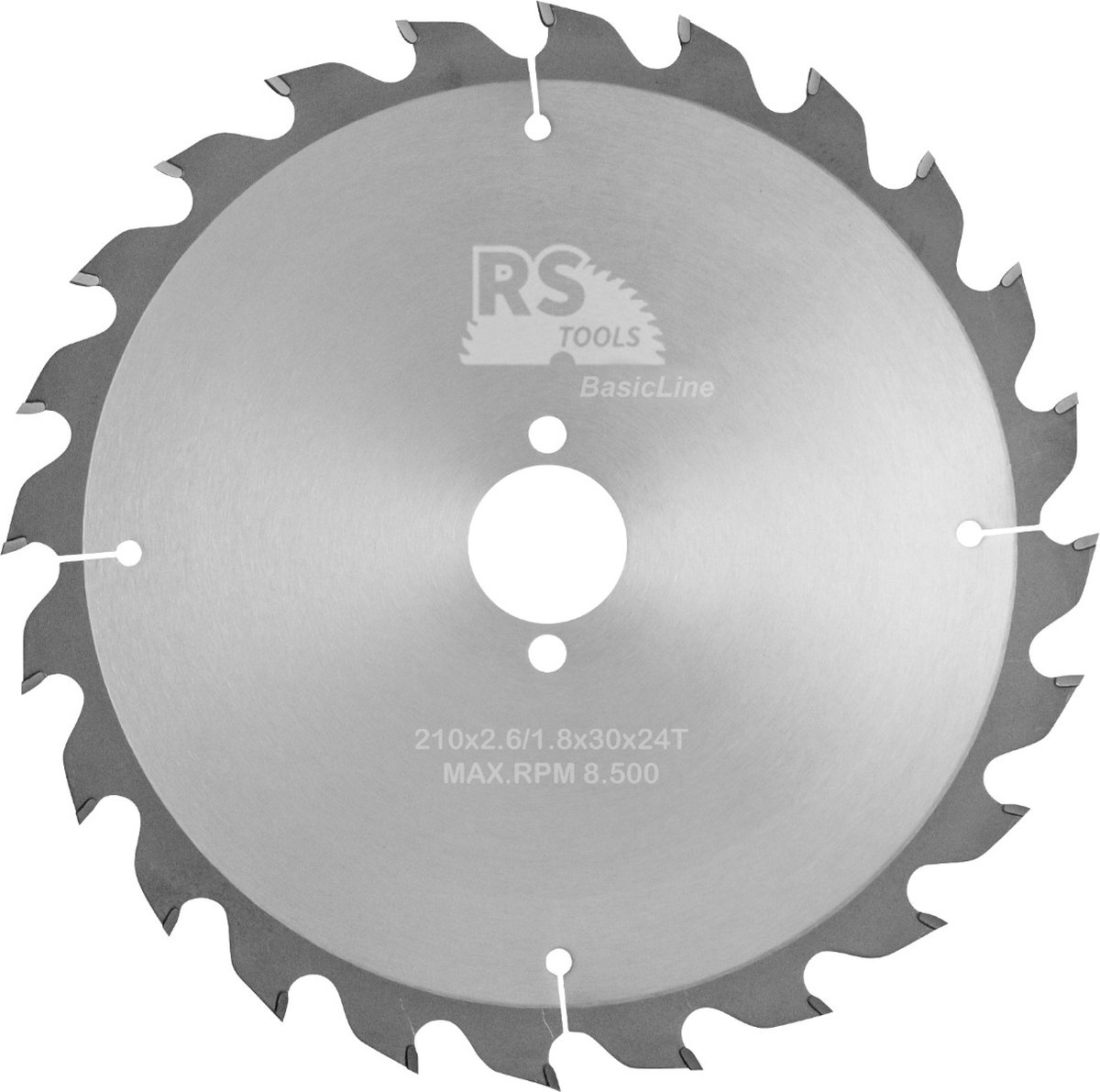 RStools HM cirkelzaag BasicLine Ø210 x 2,6 x 30 mm T=24 wisseltand