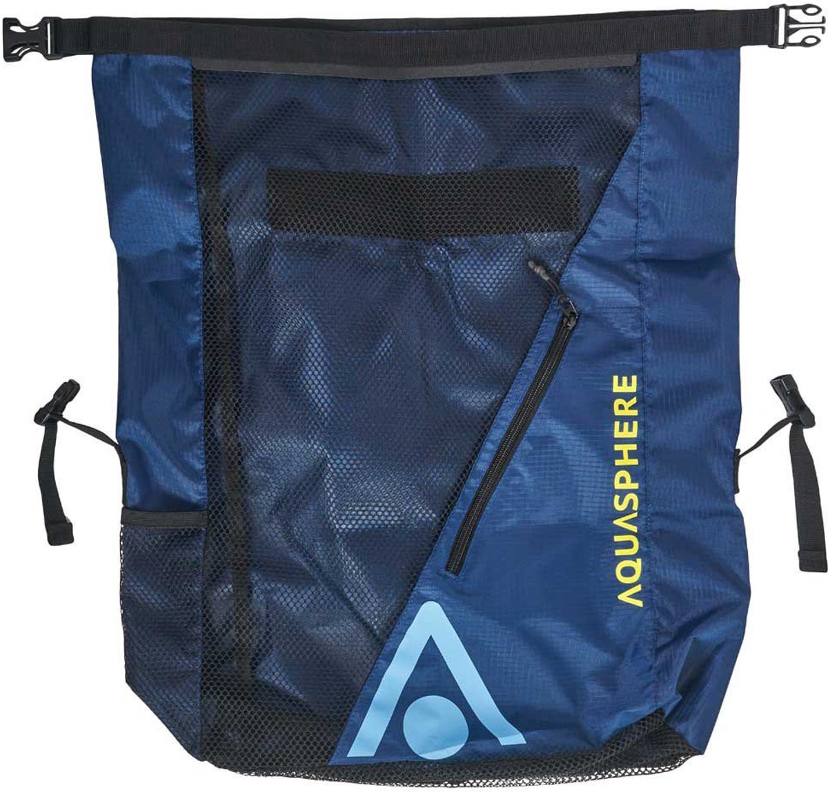 Aquasphere Gear Mesh Backpack - Zwemtas - Blauw/Zwart