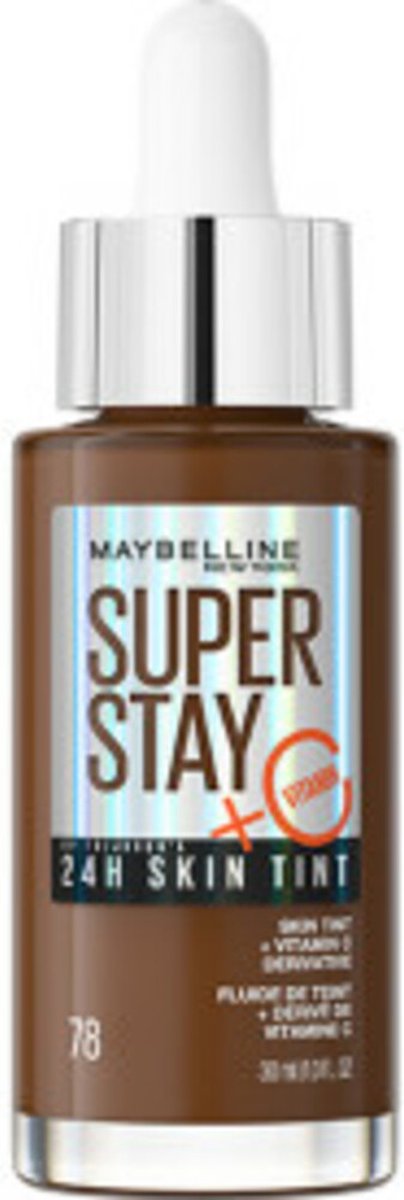 Maybelline - SuperStay 24H Skin Tint Foundation 78 - 3 x 30 ml - Voordeelverpakking