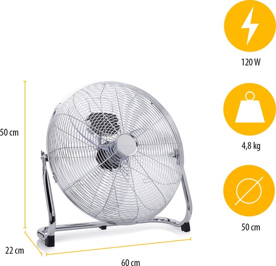 Tristar VE-5885 Ventilateur métal de sol grande vitesse | bol.com
