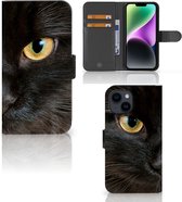 Telefoonhoesje Geschikt voor iPhone 15 Beschermhoesje Zwarte Kat
