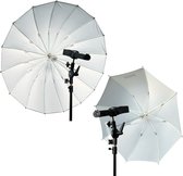 Rogue Glasvezel Paraplu kit met 32" doorzichtparaplu en 38" paraplu met diffuser in draagtas