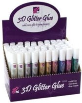 3D glitter glue lijm 7 verschillende kleuren